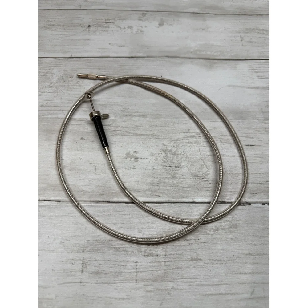 Vintage Camera Shutter Release Cable 36 Inch Braided Metal Japan Plunger Style